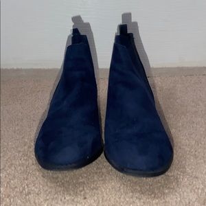 Cobalt booties